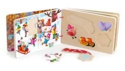 Livre puzzles en bois – Les 4 saisons