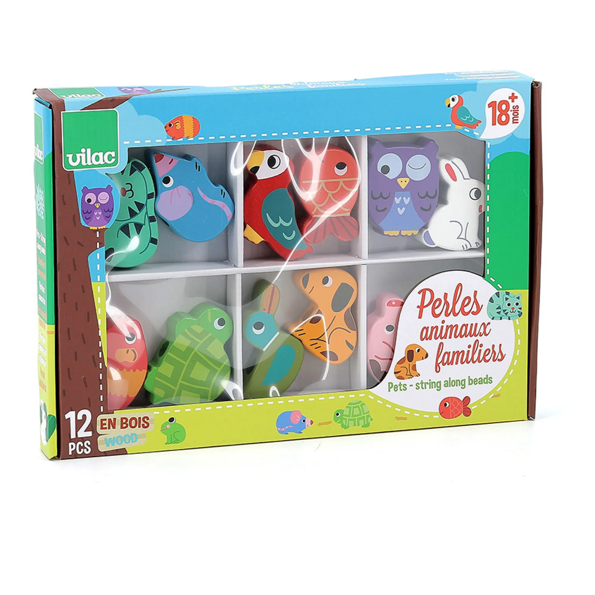Perles en bois, Animaux familiers