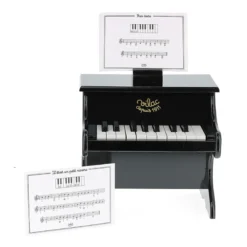 Piano en bois, Noir