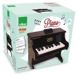 Piano en bois, Noir
