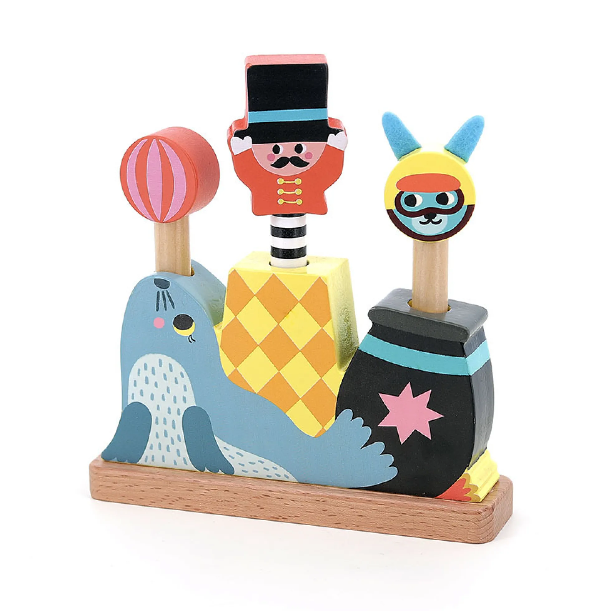 Pop-up en bois, Circus - Michelle Carlslund