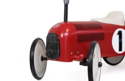 Porteur en métal, Vintage Rouge & Blanc crème