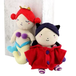 Poupée chiffon "La petite fille reine"