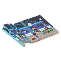 Puzzle 4 Dimensions en bois, Les transports - Ingela P.Arrhenius