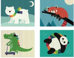 Puzzle 4 Dimensions, Les animaux - Andy Westface