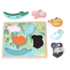 Puzzle tactile, Jungle - Michelle Carlslund