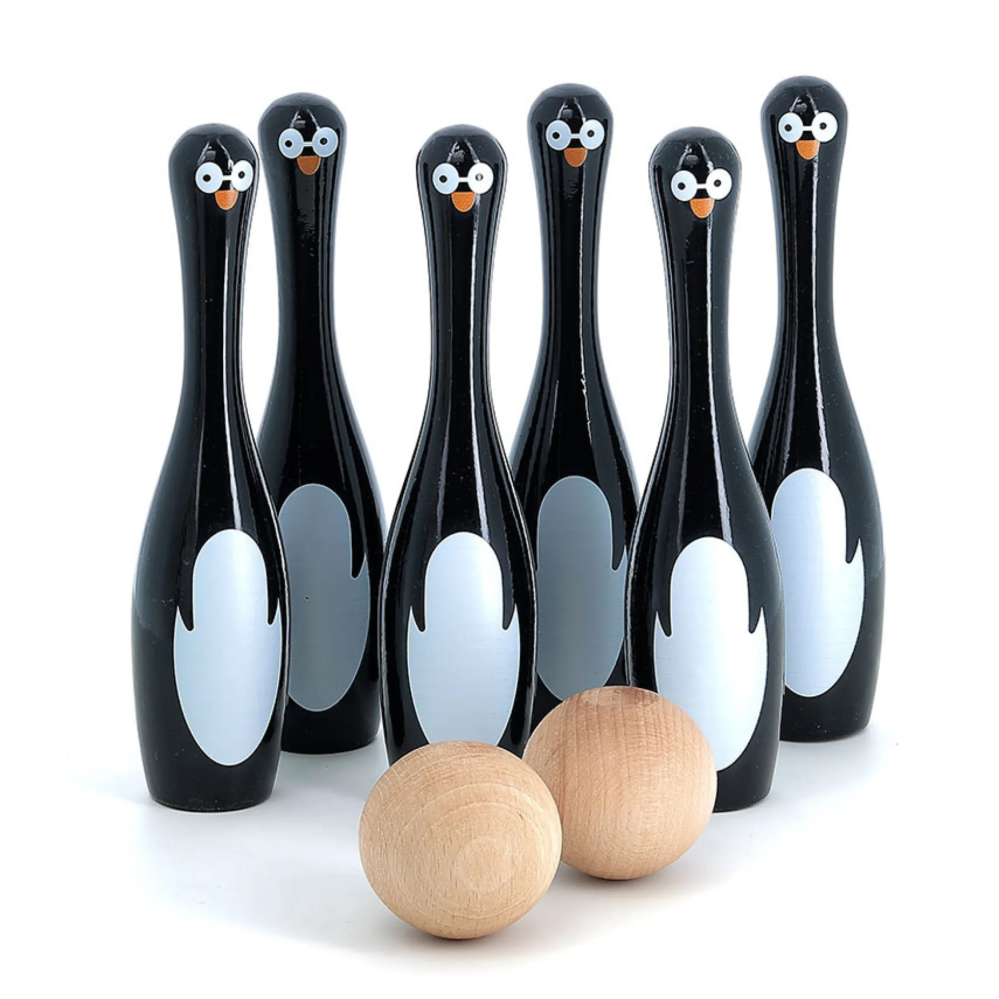 Quilles bowling pingouins