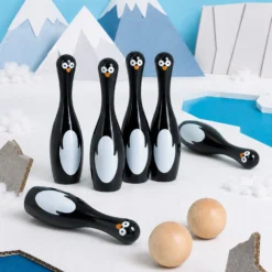 Quilles bowling pingouins