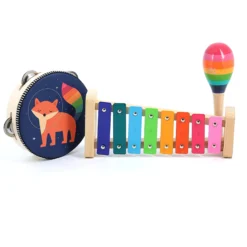 Set de musique en bois, Arc-en-ciel - Andy Westface