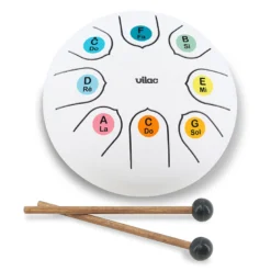 Tongue drum en métal, Blanc neige