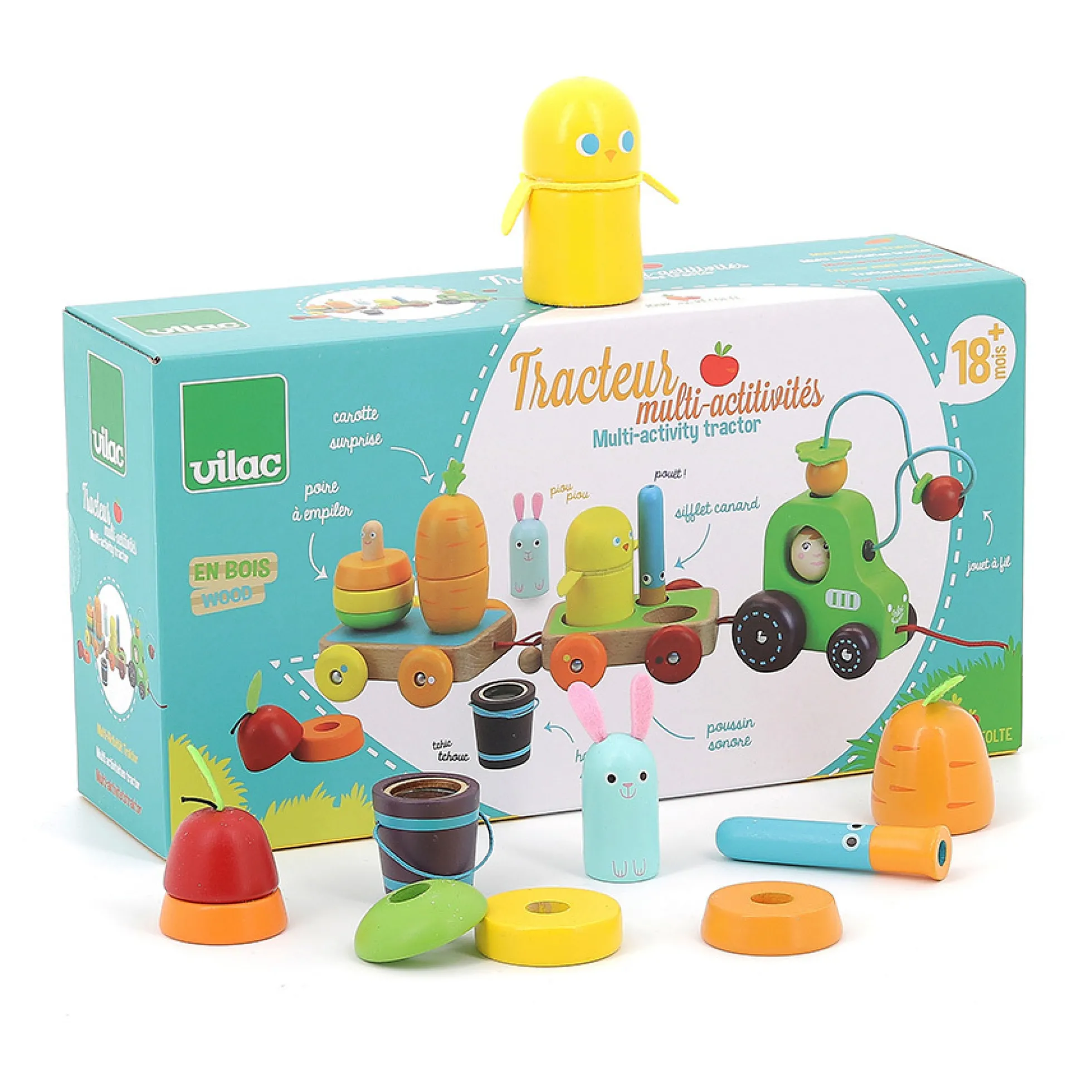 Tracteur multi-activités en bois, Jour de récolte