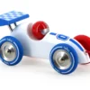 Voiture de course à trainer blanche