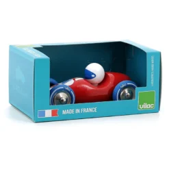 Voiture en bois, Course - Grand modèle rouge