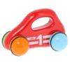 Voiture en bois, 1er âge - Modèle rouge