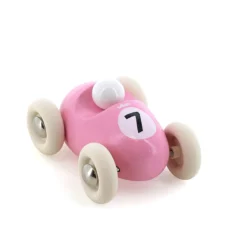 Voiture en bois, Mini roadster - Rose