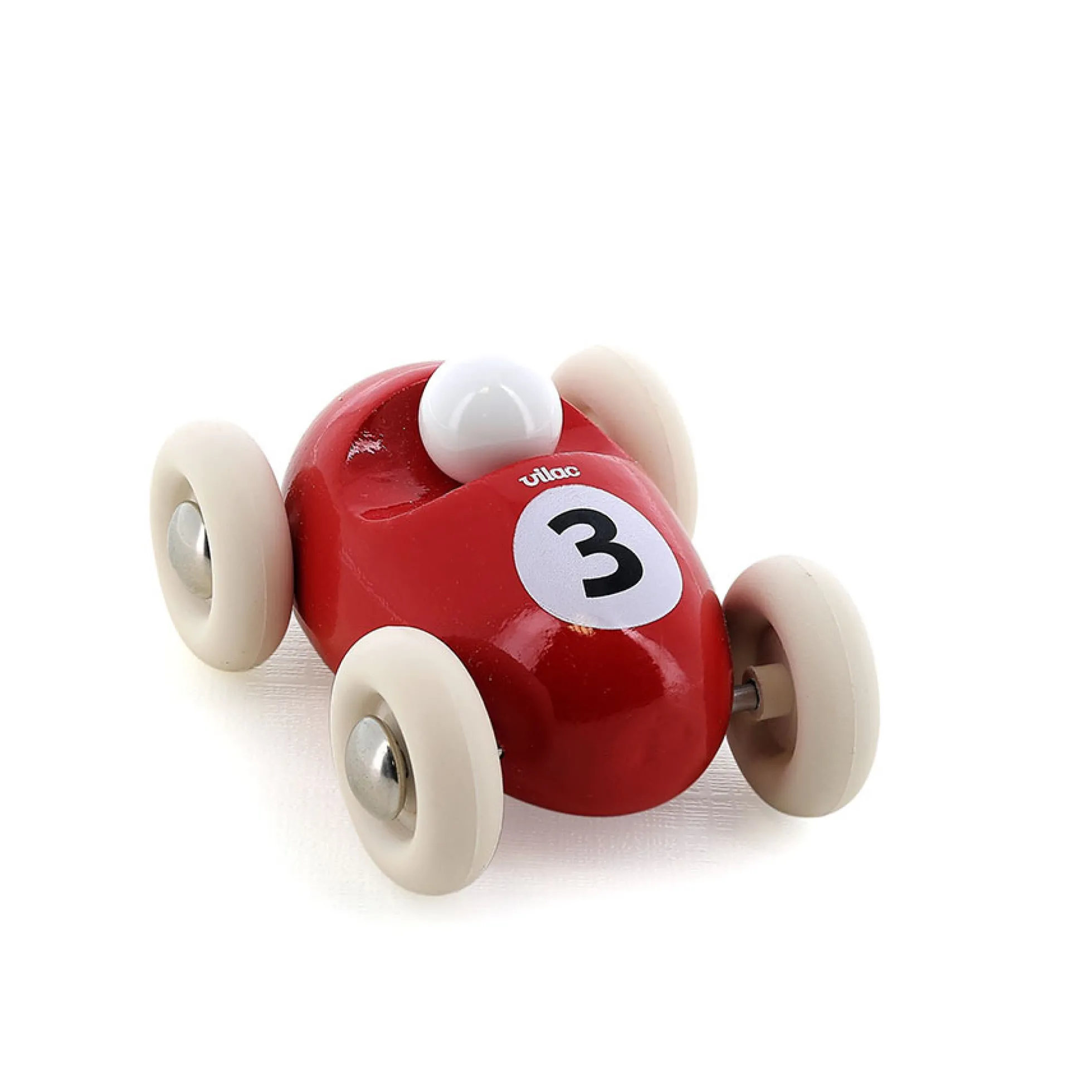 Voiture en bois, Mini roadster - Rouge