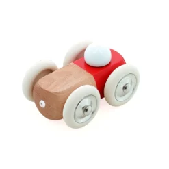 Voiture en bois, Moit-moit - Grand modèle rouge