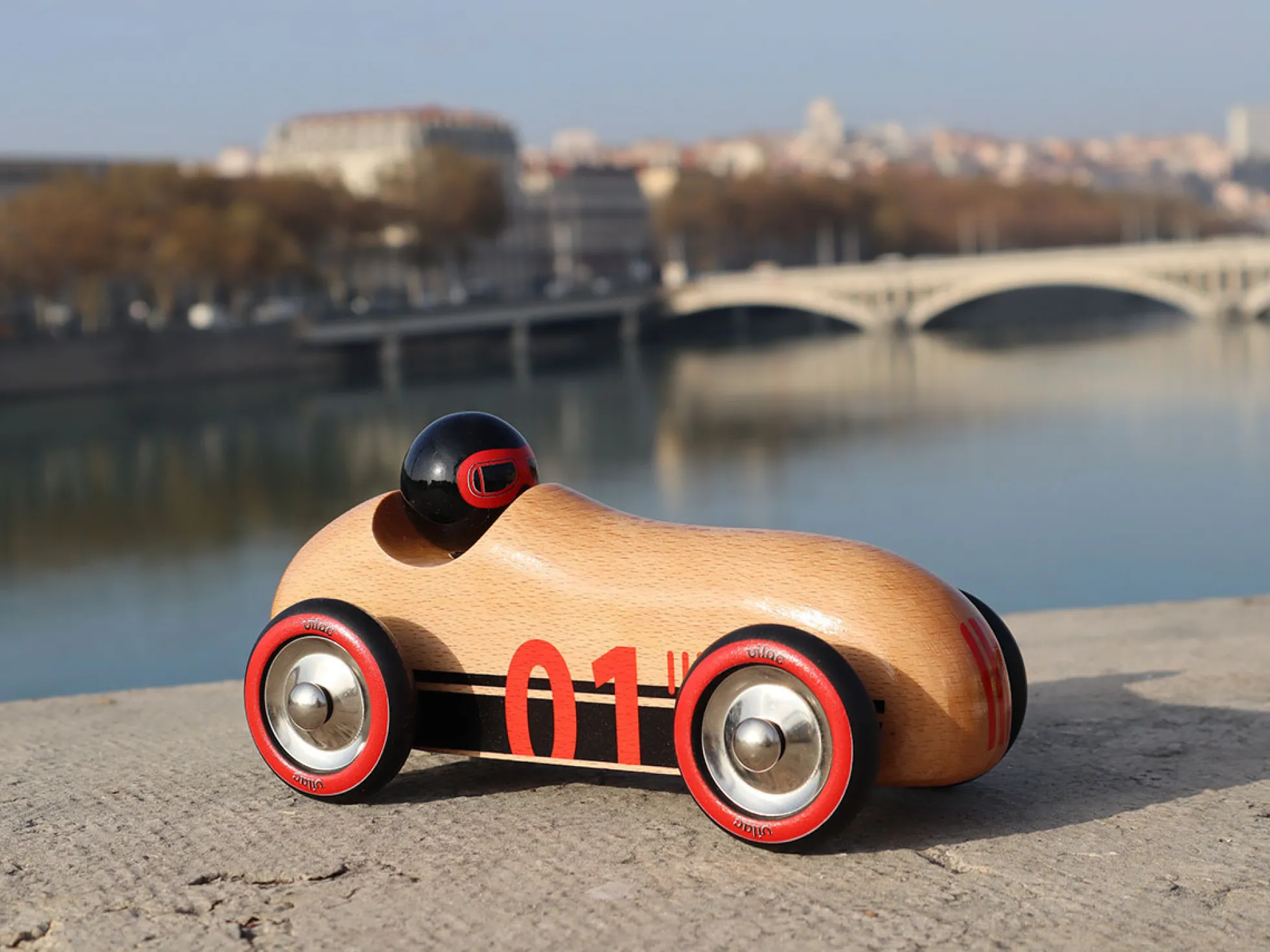 Voiture en bois, Old sport Compet’ - Bois naturel