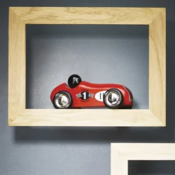 Voiture en bois, Old sport trophy - Grand modèle rouge