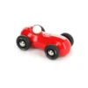 Voiture en bois, Streamline vintage - Petit modèle rouge